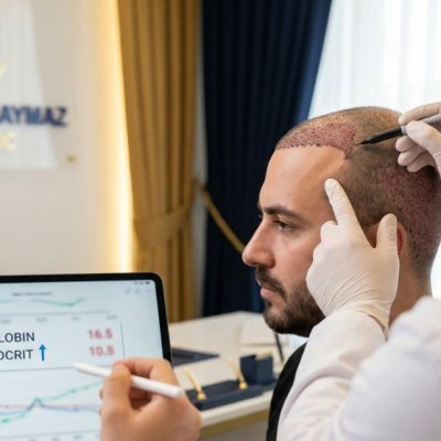 Hoher Hämoglobin- und Hämatokritwert vor einer Haartransplantation